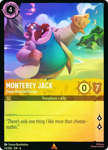 Monterey Jack - Good - Hearted Ranger ( Cold Foil ) - Con T de Tlacuache - Ravensburger