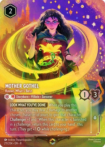 Mother Gothel - Knows What's Best (Inkwash Foil) - Con T de Tlacuache - Ravensburger