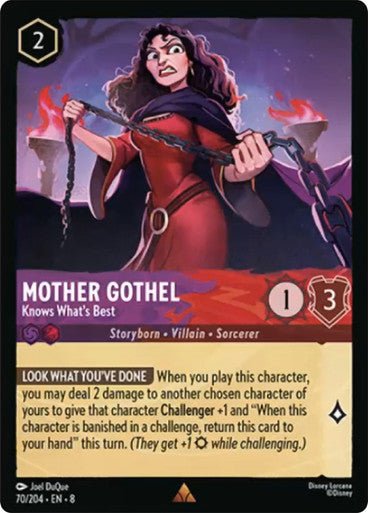 Mother Gothel - Knows What's Best (Non - foil) - Con T de Tlacuache - Ravensburger