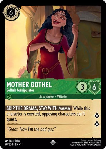 Mother Gothel - Selfish Manipulator ( Non - foil ) - Con T de Tlacuache - Ravensburger