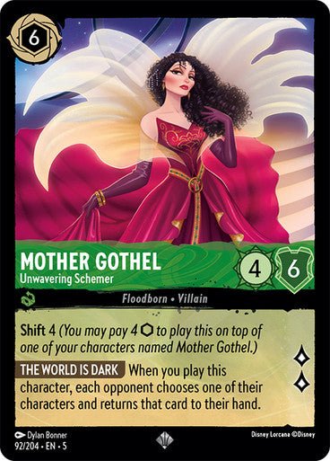 Mother Gothel - Unwavering Schemer (Non - foil ) - Con T de Tlacuache - Ravensburger