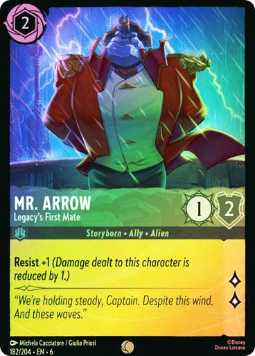 Mr. Arrow - Legacy's First Mate ( Cold Foil ) - Con T de Tlacuache - Ravensburger