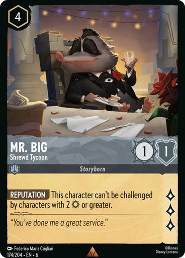 Mr. Big - Shrewd Tycoon ( Non - foil ) - Con T de Tlacuache - Ravensburger