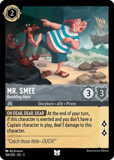Mr. Smee - Bumbling Mate (Non - foil) - Con T de Tlacuache - Ravensburger