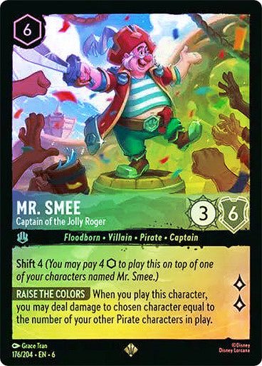 Mr. Smee - Captain of the Jolly Roger ( Cold Foil ) - Con T de Tlacuache - Ravensburger