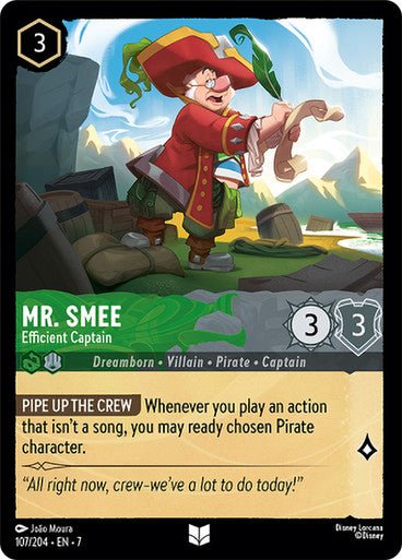 Mr. Smee - Efficient Captain (Non - foil) - Con T de Tlacuache - Ravensburger