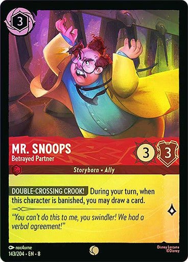 Mr. Snoops - Betrayed Partner (Cold Foil) - Con T de Tlacuache - Ravensburger