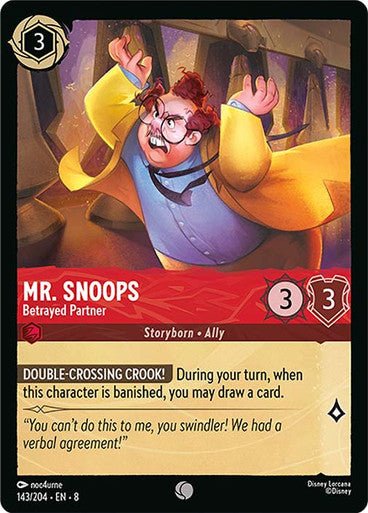 Mr. Snoops - Betrayed Partner (Non - foil) - Con T de Tlacuache - Ravensburger