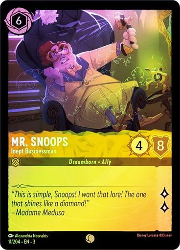 Mr. Snoops - Inept Businessman (Cold Foil) - Con T de Tlacuache - Ravensburger