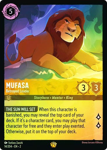 Mufasa - Betrayed Leader (Cold Foil) - Con T de Tlacuache - Ravensburger