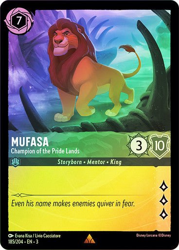 Mufasa - Champion of the Pride Lands (Cold Foil) - Con T de Tlacuache - Ravensburger