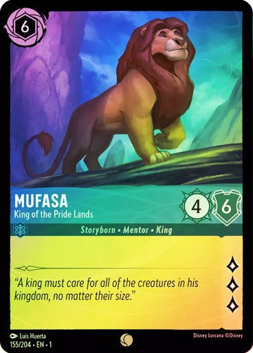 Mufasa - King of the Pride Lands ( Cold Foil ) - Con T de Tlacuache - Ravensburger