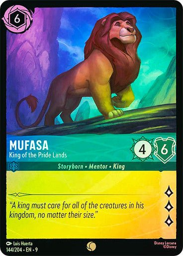 Mufasa - King of the Pride Lands (Cold Foil) - Con T de Tlacuache - Ravensburger