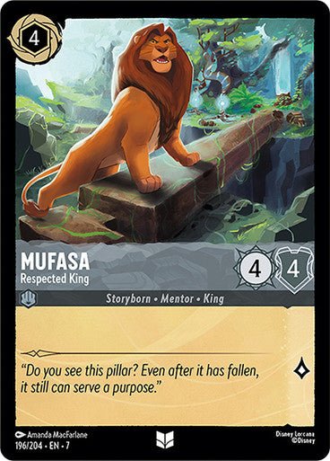 Mufasa - Respected King (Non - foil) - Con T de Tlacuache - Ravensburger