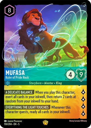 Mufasa - Ruler of Pride Rock (Cold Foil ) - Con T de Tlacuache - Ravensburger