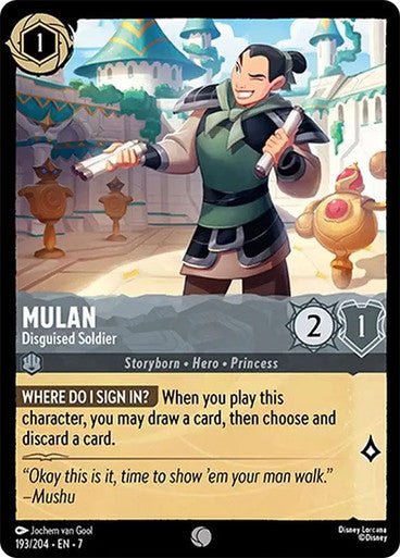 Mulan - Disguised Soldier (Non - foil) - Con T de Tlacuache - Ravensburger