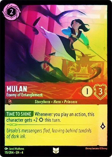 Mulan - Enemy of Entaglement ( Cold Foil ) | Ravesburger - Con T de Tlacuache - Ravensburger