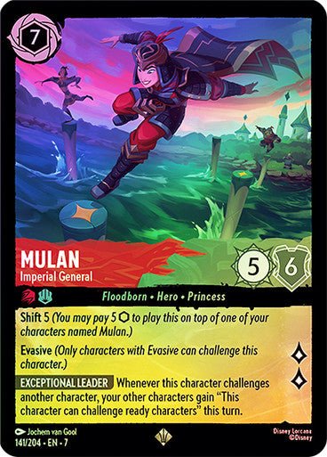 Mulan - Imperial General (Cold Foil) - Con T de Tlacuache - Ravensburger