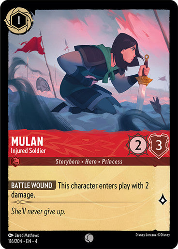 Mulan - Injured Soldier ( Non-foil ) | Ravesburger
