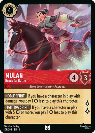 Mulan (Non - foil) | Ravensburger - Con T de Tlacuache - Ravensburger