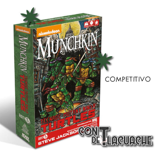 Munchkin Teenage Mutant Ninja Turtles | Gen X Games - Con T de Tlacuache - Gen X Games