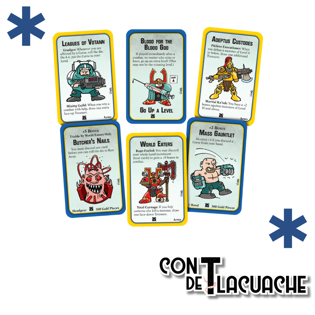 Munchkin WH 40K Grudges and Gore | Steve Jackson Games - Con T de Tlacuache - Steve Jackson Games