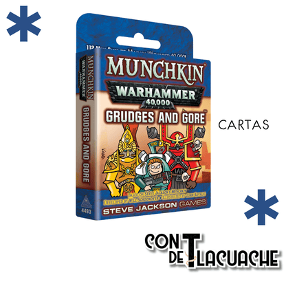 Munchkin WH 40K Grudges and Gore | Steve Jackson Games - Con T de Tlacuache - Steve Jackson Games