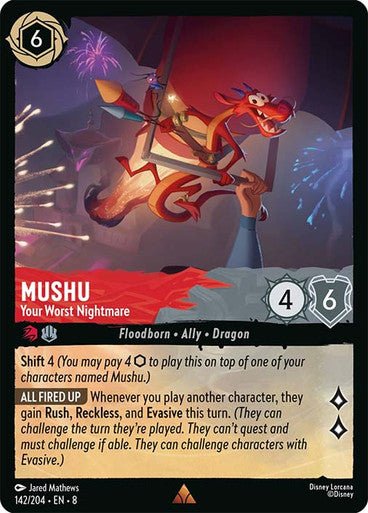 Mushu - Your Worst Nightmare (Non - foil) - Con T de Tlacuache - Ravensburger