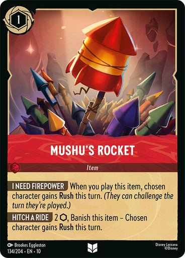 Mushu's Rocket (Non - foil) - Con T de Tlacuache - Ravensburger