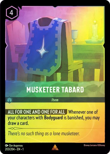 Musketeer Tabard ( Cold Foil ) - Con T de Tlacuache - Ravensburger
