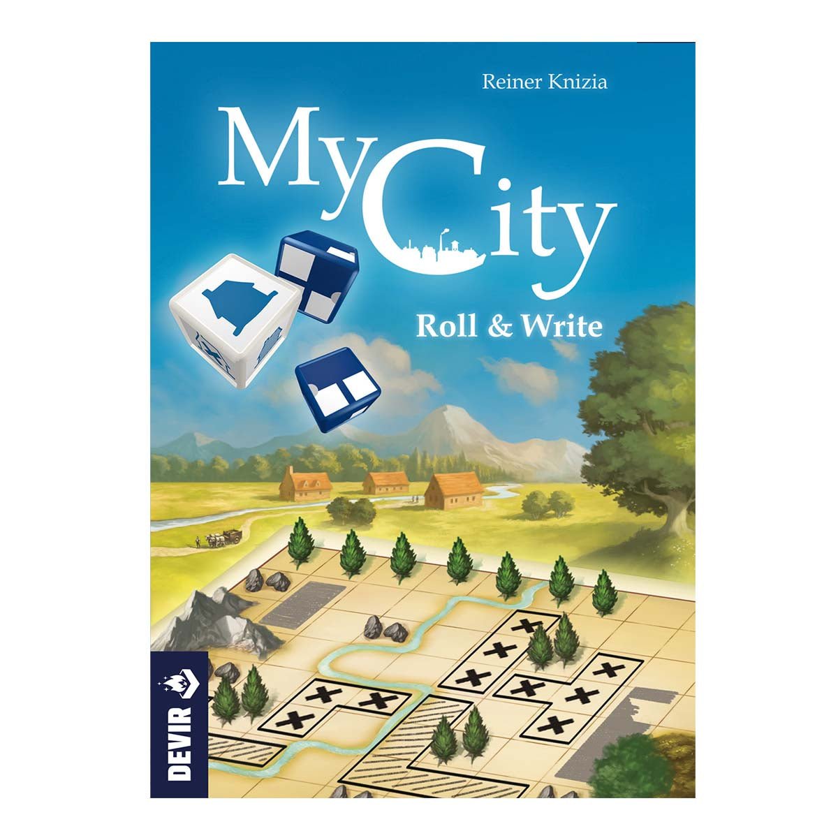 My City Roll and Write | Devir - Con T de Tlacuache - Devir