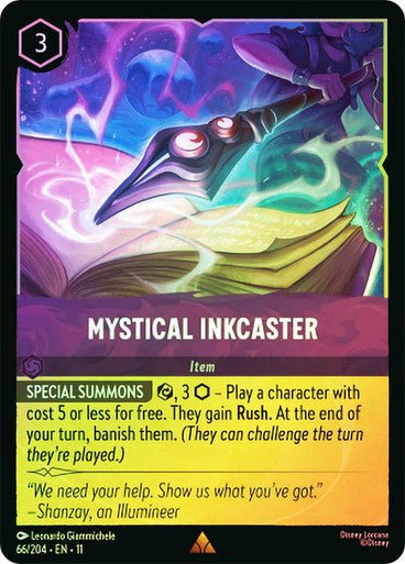 Mystical Inkcaster (Cold Foil) | Ravensburger - Con T de Tlacuache - Ravensburger