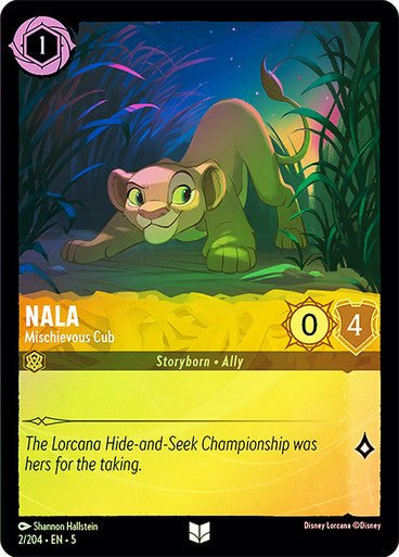 Nala - Mischievous Cub (Cold Foil ) - Con T de Tlacuache - Ravensburger