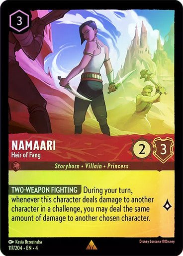 Namaari - Heir of Fang ( Cold Foil ) | Ravesburger - Con T de Tlacuache - Ravensburger