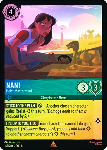 Nani - Heist Mastermind (Cold Foil) - Con T de Tlacuache - Ravensburger