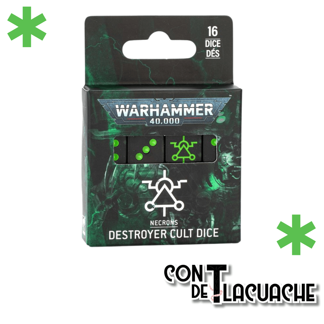 Necrons Destroyer Cult Dice | Games Workshop - Con T de Tlacuache - Games Workshop