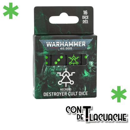 Necrons Destroyer Cult Dice | Games Workshop - Con T de Tlacuache - Games Workshop