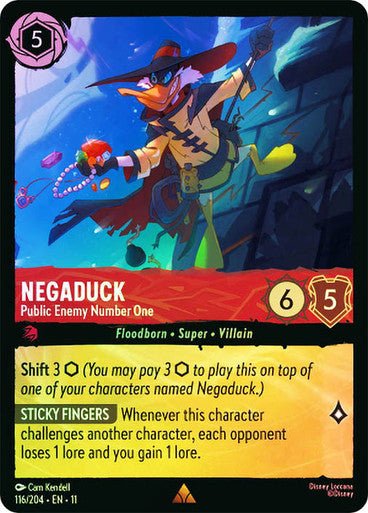 Negaduck (Cold Foil) | Ravensburger - Con T de Tlacuache - Ravensburger