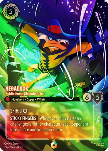 Negaduck (Inkwash Foil) | Ravensburger - Con T de Tlacuache - Ravensburger