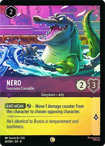 Nero - Fearsome Crocodile (Cold Foil) - Con T de Tlacuache - Ravensburger