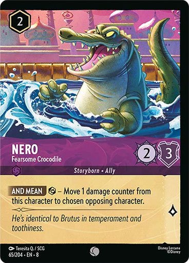 Nero - Fearsome Crocodile (Non - foil) - Con T de Tlacuache - Ravensburger