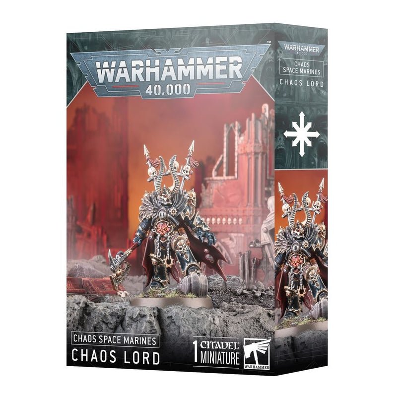 NEW Chaos Space Marines Chaos Lord | Games Workshop - Con T de Tlacuache - Games Workshop