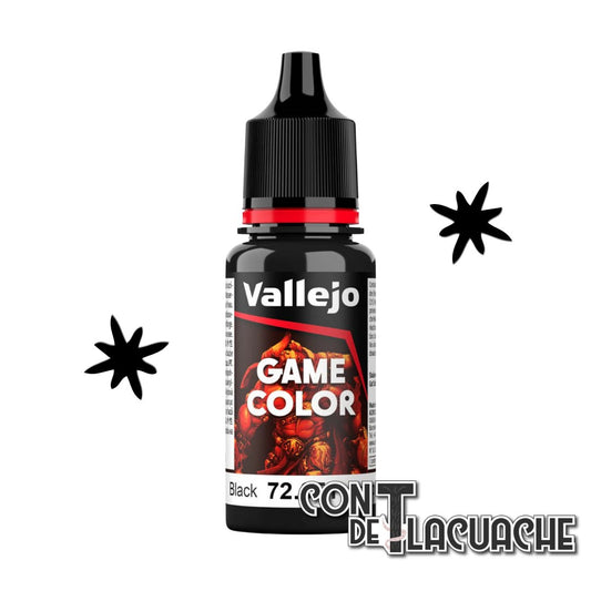 NEW Game Color Black 18ml (72051) | Vallejo - Con T de Tlacuache - Vallejo