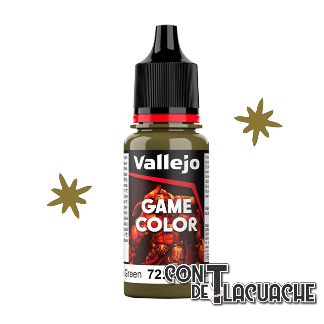 NEW Game Color Camouflage Green 18ml (72031) | Vallejo - Con T de Tlacuache - Vallejo