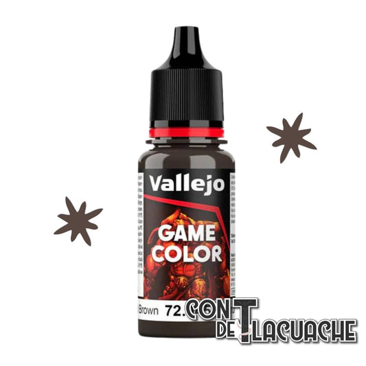 NEW Game Color Charred Brown 18ml (72045) | Vallejo - Con T de Tlacuache - Vallejo