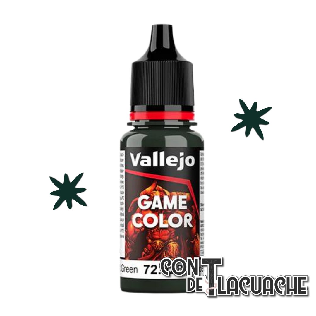 NEW Game Color Dark Green 18ml (72028) | Vallejo - Con T de Tlacuache - Vallejo