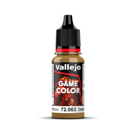 NEW Game Color Desert Yellow 18ml (72063) | Vallejo - Con T de Tlacuache - Vallejo