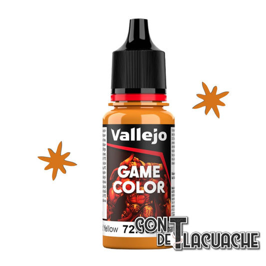 NEW Game Color Gold Yellow 18ml (72007) | Vallejo - Con T de Tlacuache - Vallejo