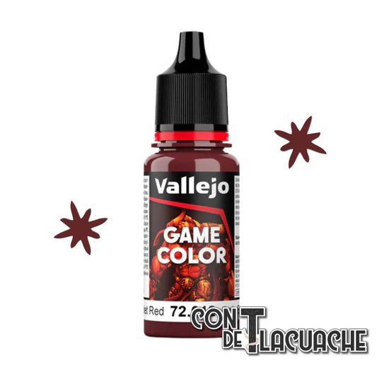 NEW Game Color Scarlet Red 18ml (72012) | Vallejo - Con T de Tlacuache - Vallejo