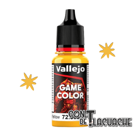 NEW Game Color Sun Yellow 18ml (72006) | Vallejo - Con T de Tlacuache - Vallejo